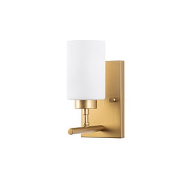 Opviq Lámpara de pared dorada con diseño escandinavo